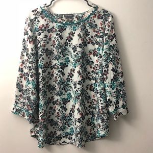 Van Heusen white printed blouse